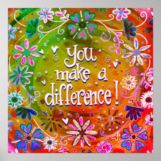 You Make a Difference poster